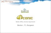 Earth ICONIC, Sector 71, Gurgaon @ 9999389911