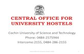 Central office for university hostels