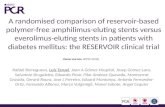 Reunion Anual Madeira 2015 A randomised comparison of reservoir-based polymer-free amphilimus-eluting stents versus everolimus-eluting stents in patients with diabetes mellitus: the