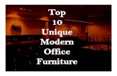 Top 10 Unique Modern Office Furniture