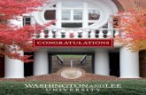 Washington and Lee University Admissions Brochure