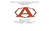 Akron Central School District Annual Report 2019-20 ... Akron Central School District Annual Report