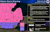 Winter Storm Warning Detroit, MI - National Weather Service //  US National Weather Service Detroit / Pontiac Michigan   NWSDetroit Detroit, MI Briefing issued March 8,