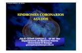 SINDROMES CORONARIOS AG .SINDROMES CORONARIOS AGUDOS ... RsRs vesiculares auscultados en ambos campos