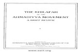 The Khalifah in the Ahmadiyya Movement — · PDF file 2009. 3. 7. · Title: The Khalifah in the Ahmadiyya Movement — Author: Maulana Hafiz Sher Muhammad Subject: islam, ahmadiyya