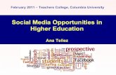 Social Media Classroom and Outreach Opportunities in Higher Education