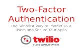 Mobile Two Factor Authentication