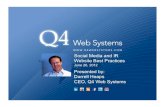 NYSE/Q4 Webinar: Social Media & IR Website Best Practices