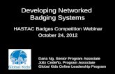Developing Networked Badging Systems