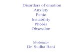 Disorders of emotion