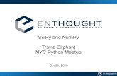 Talk at NYC Python Meetup Group
