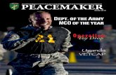 PEACEMAKER 2014. 1. 29.¢  Peacemaker is the official publication of the U.S. Army Civil Affairs & Psychological