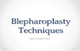 Blepharoplasty techniques