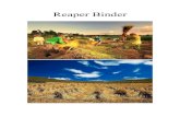 High Performance Mini Reaper Binder Used for Wheat/Rice/Grass/Barley