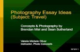 Photography Essay Assignment for Students (Theme: Travel) - Education, Homeschooling
