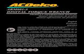ARM601-3 DIGITAL TORQUE WRENCH - ACDelco 2014. 8. 11.¢  ARM601-3 DIGITAL TORQUE WRENCH PRODUCT INFORMATION