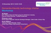Alzheimerâ€™s Society Dementia-friendly technology workshop #Teleconf2014