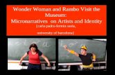 Wonder woman visit the museum Carla Padr³