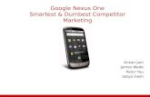 Google Nexus One Smartest & Dumbest Competitor Marketing