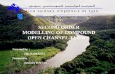 SECOND ORDER MODELLING OF COMPOUND OPEN CHANNEL-FLOWS