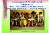Poverty Inequality Measures- Tarun Das
