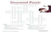 Crossword Puzzle - Beaming Books Crossword Puzzle Use the book to complete the crossword puzzle below