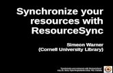ResourceSync in 24x7