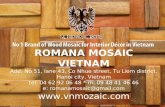 Romana Wood Mosaic - Alternative Choice to Glass Mosaic, Stone Mosaic for Home Decoration