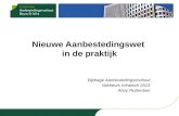Nieuwe Aanbestedingswet in de praktijk Bijdrage Aanbestedingsinstituut Vakbeurs Infratech 2013 Ahoy Rotterdam