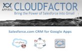 Appirio CloudFactor: Salesforce CRM for Google Apps