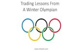 Trading lessons from a winter olympian
