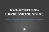 Documenting ExpressionEngine