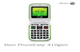 Doro Phone Easy 410gsm manual