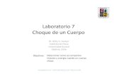 UACH Bachillerato Lab 7: Choque de un Cuerpo
