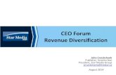 Revenue Diversification at the Toronto Star: Roundtable 2014   John Cruickshank