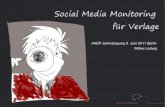 Social Media Monitoring f¼r Verlage