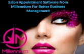 Salon appointment software from millennium for better business management