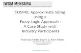Iwsm2014   cosmic approximate sizing using a fuzzy logic approach (alain abran)