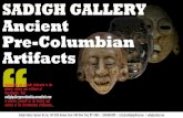 Sadigh Gallery's Ancient Pre-Columbian Site Banner