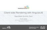 Client-side Rendering with AngularJS