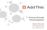 Privacy Friendly Personalization