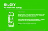 StuDIY Workshop - Akademisk sprog