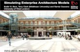Simulating Enterprise Architecture Models