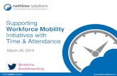 Supporting Workforce Mobility Initiatives with Time and Attendance