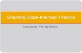 Graphing slope intercept_practice