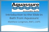 Aquassure Active Living Slide-in Universal Design Accessible Bathtub