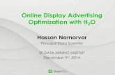 Online Display Advertising Optimization with H2O at ShareThis