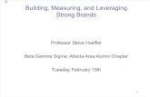 BGS Atlanta Pres Building Measuring and Leveraging Brand Equity-27 Slides to Share