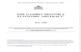 Gambia Monthly Economic Abstract June 2009