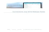 Cornerstone July 2016 Release Notes ... Cornerstone July 2016 Release Notes: What's New for July 2016